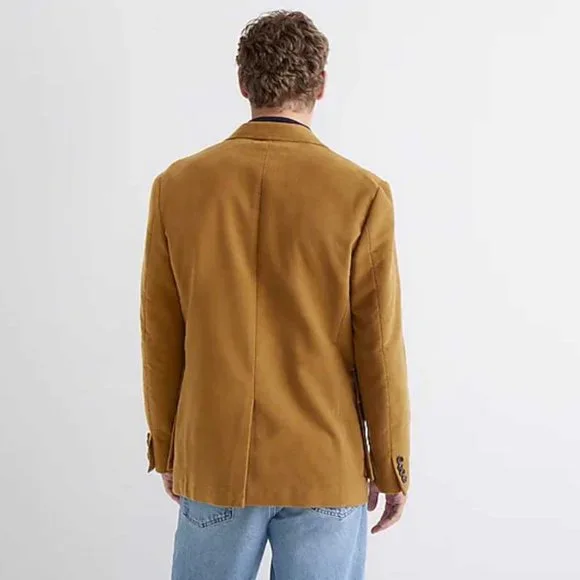 New mens 40 J Crew x Wallace & Barnes blazer in Italian cotton moleskin jacket - Picture 16 of 16